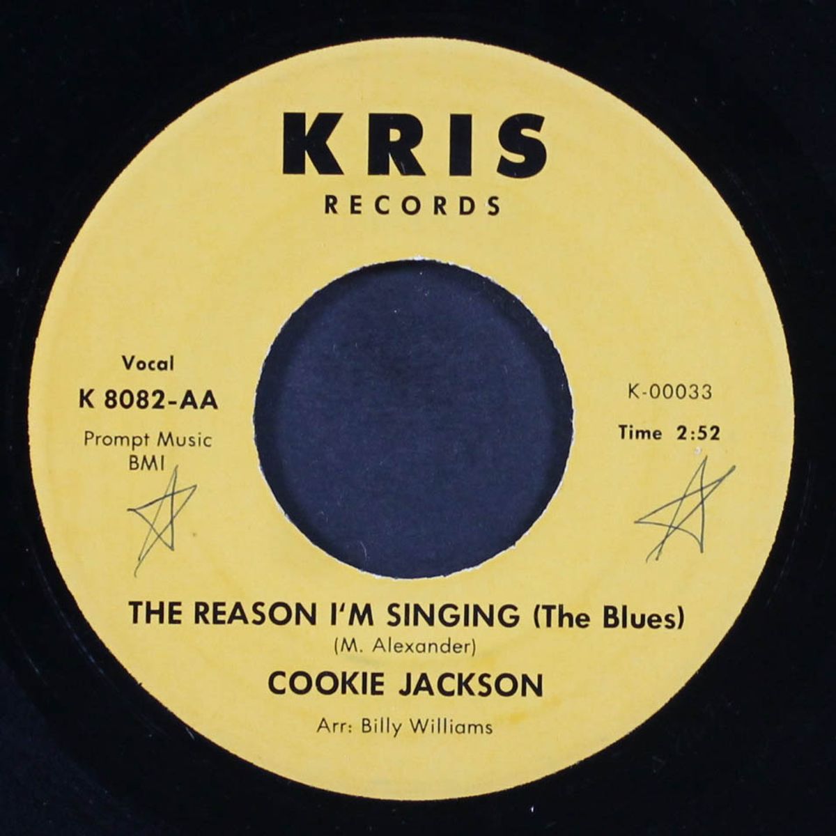 the reason i'm singing / need of love by COOKIE JACKSON