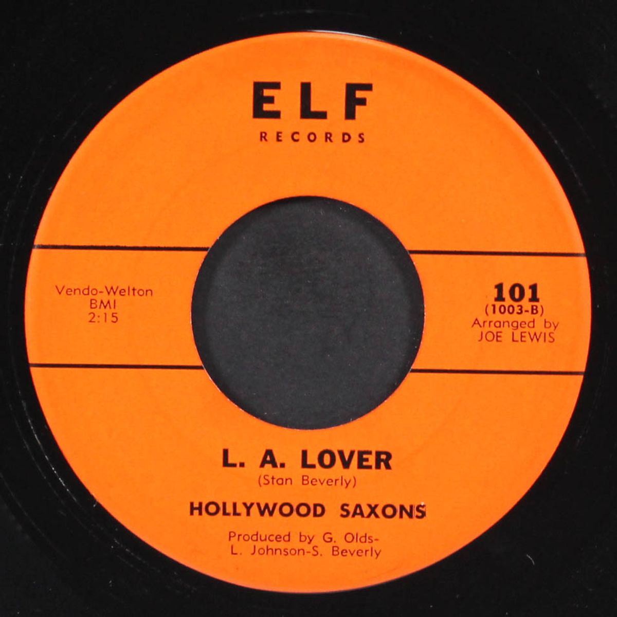everyday's a holiday / l.a. lover by HOLLYWOOD SAXONS