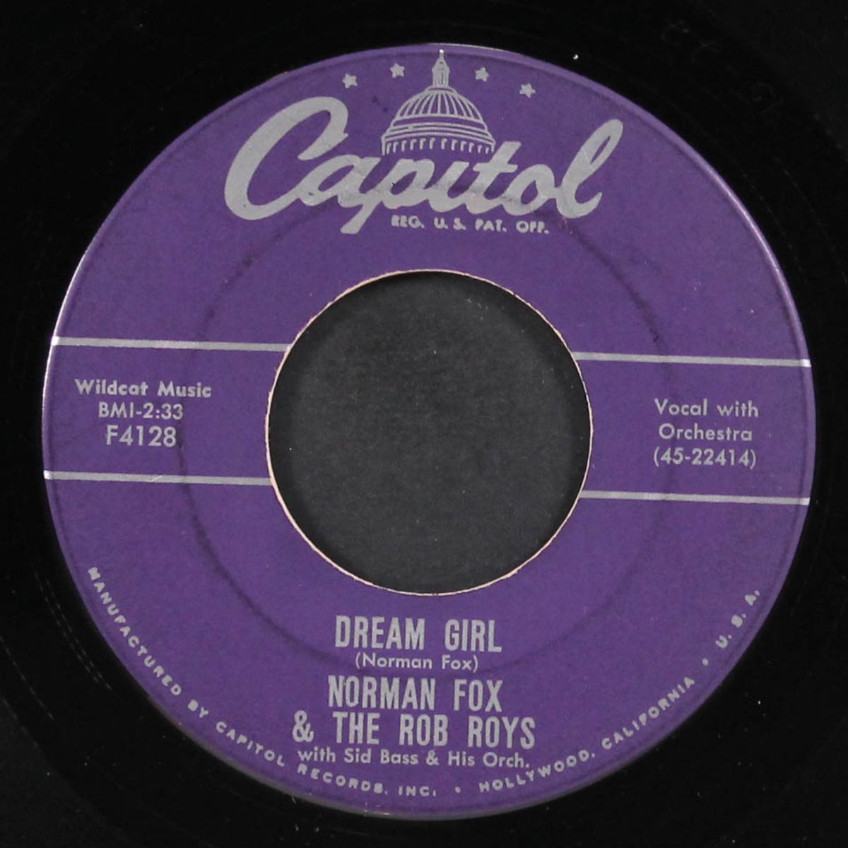 pizza pie / dream girl by NORMAN FOX & ROB ROYS