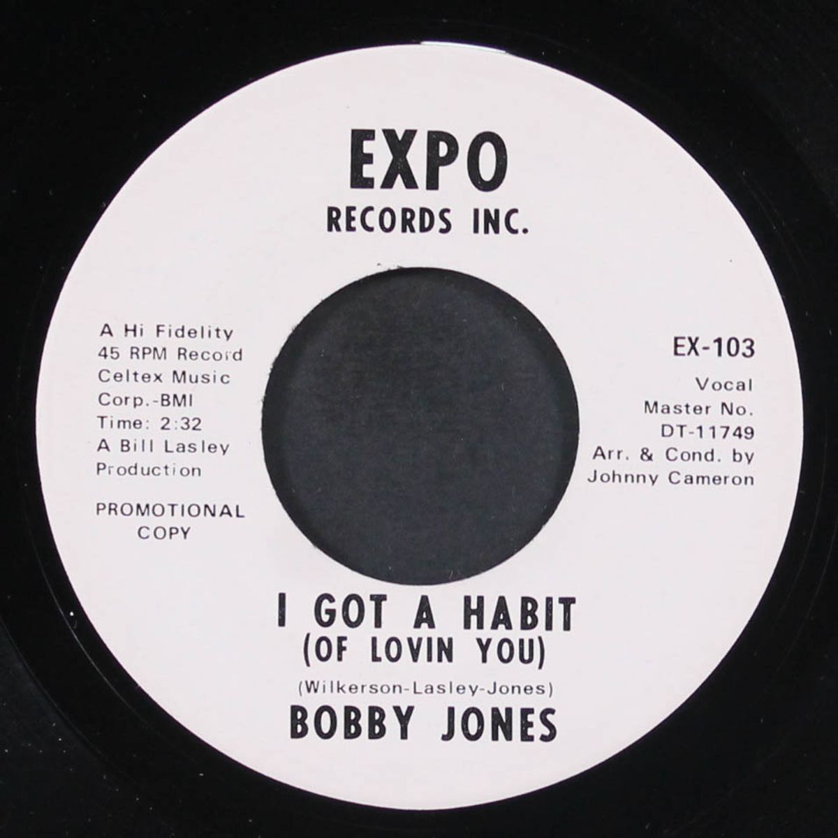 i got a habit / going into my act by BOBBY JONES