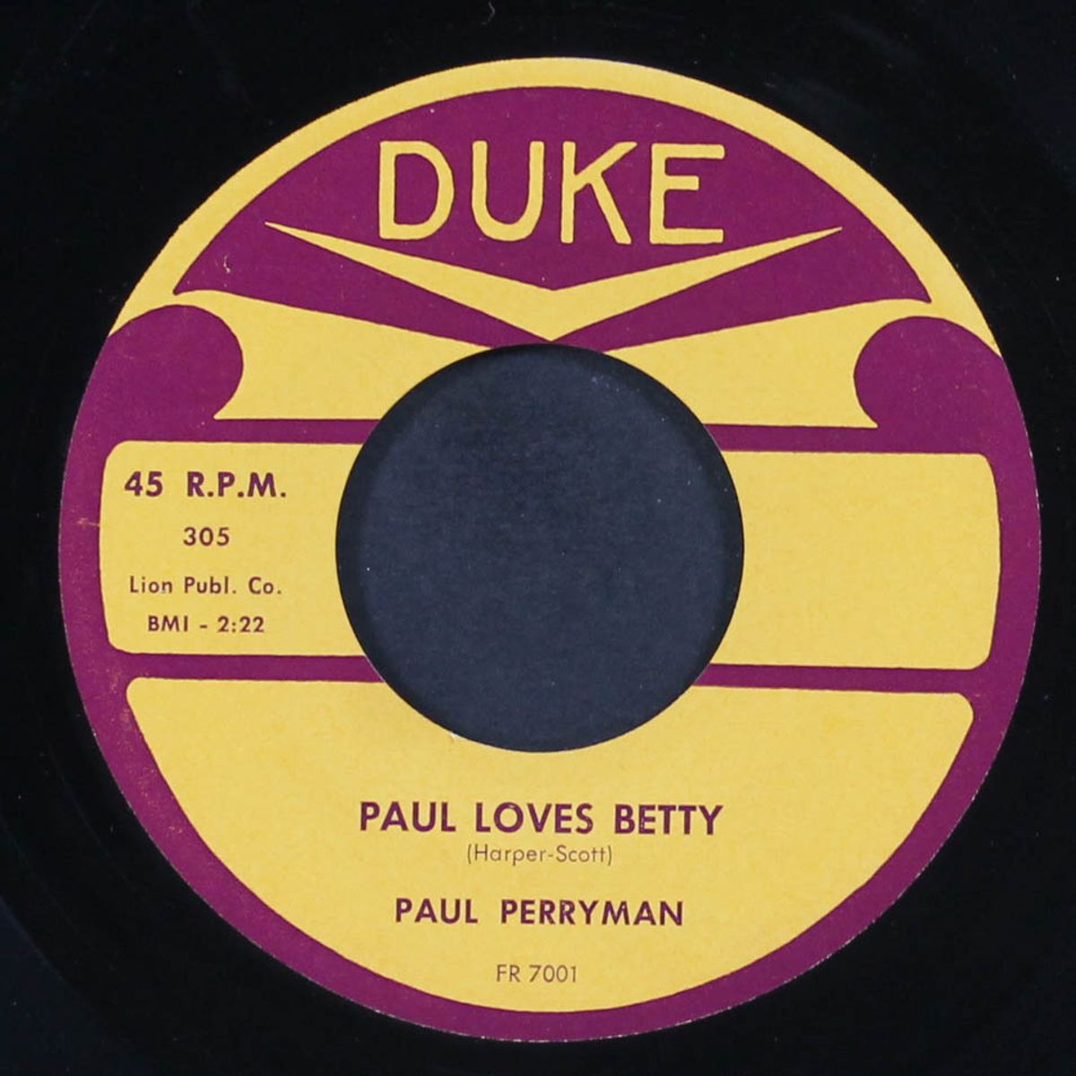 teen-age romeo / paul loves betty by PAUL PERRYMAN