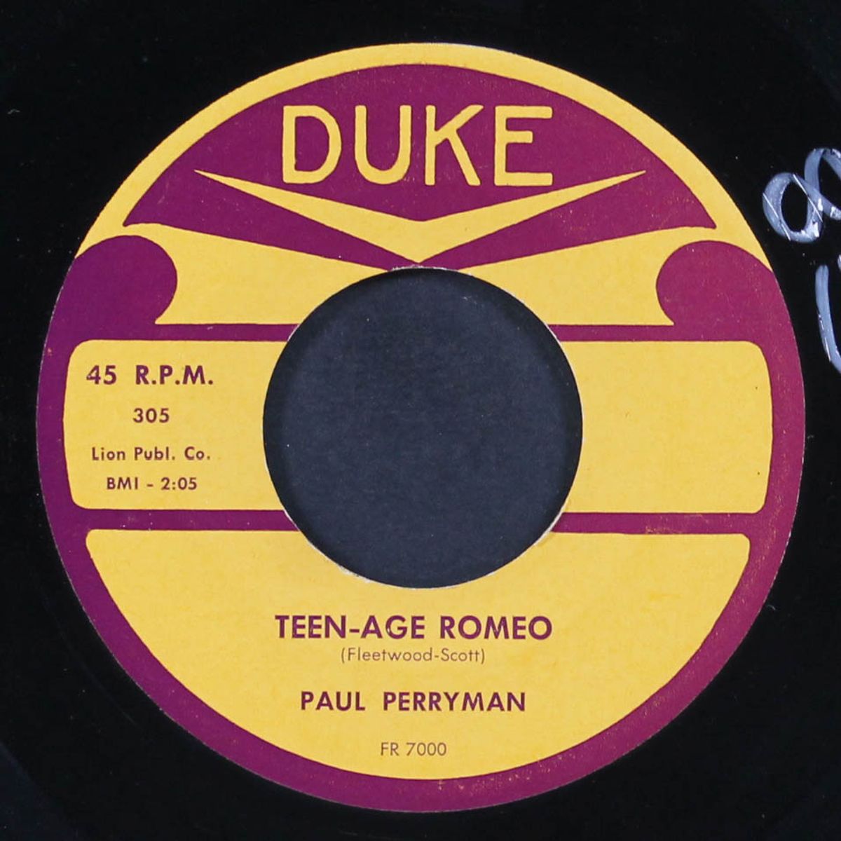 teen-age romeo / paul loves betty by PAUL PERRYMAN