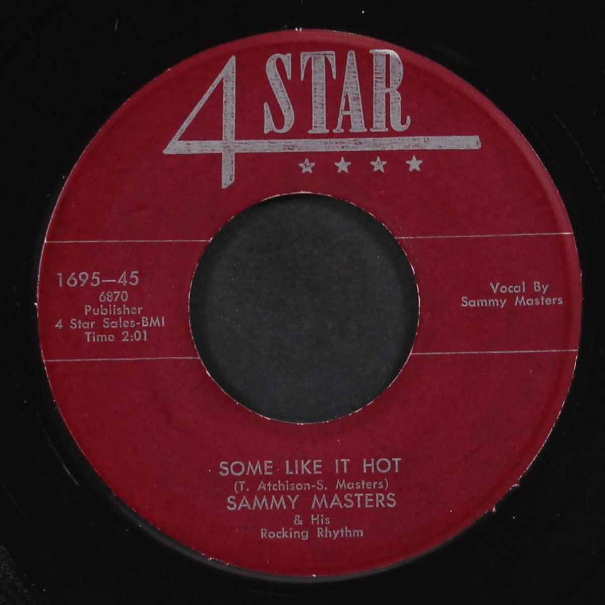 pink cadillac / some like it hot by SAMMY MASTERS