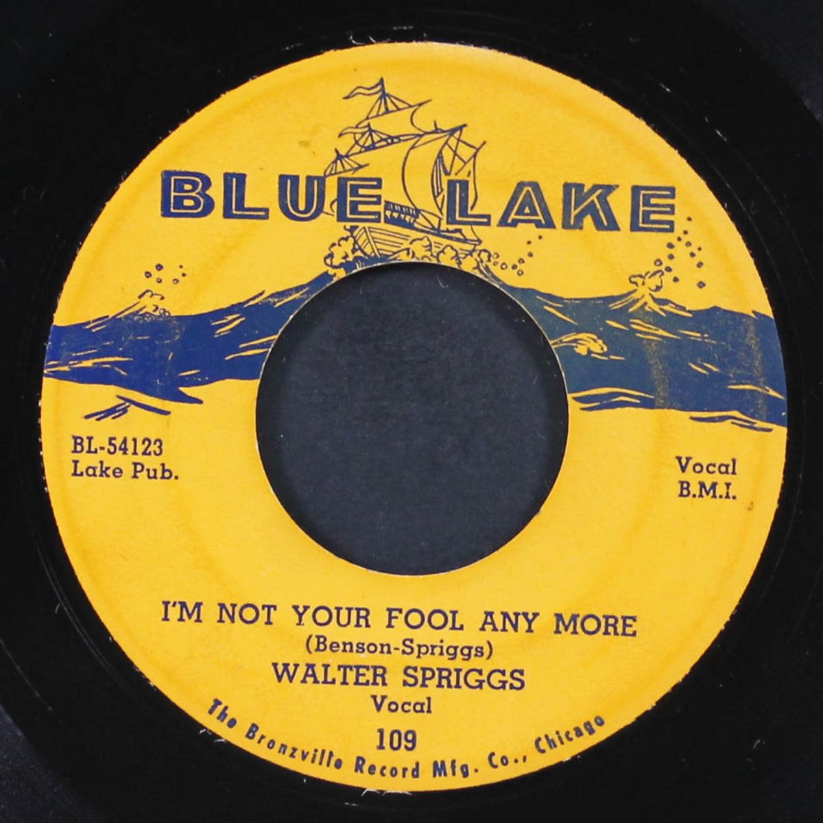 i'm not your fool any more / week end man by WALTER SPRIGGS