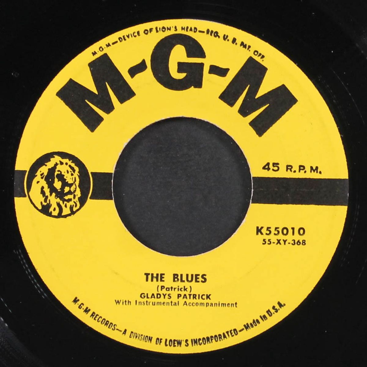 unchain my heart / the blues by GLADYS PATRICK