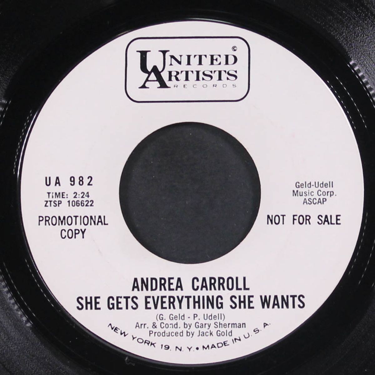 the world isn't big enough / she gets everything she wants by ANDREA CARROLL