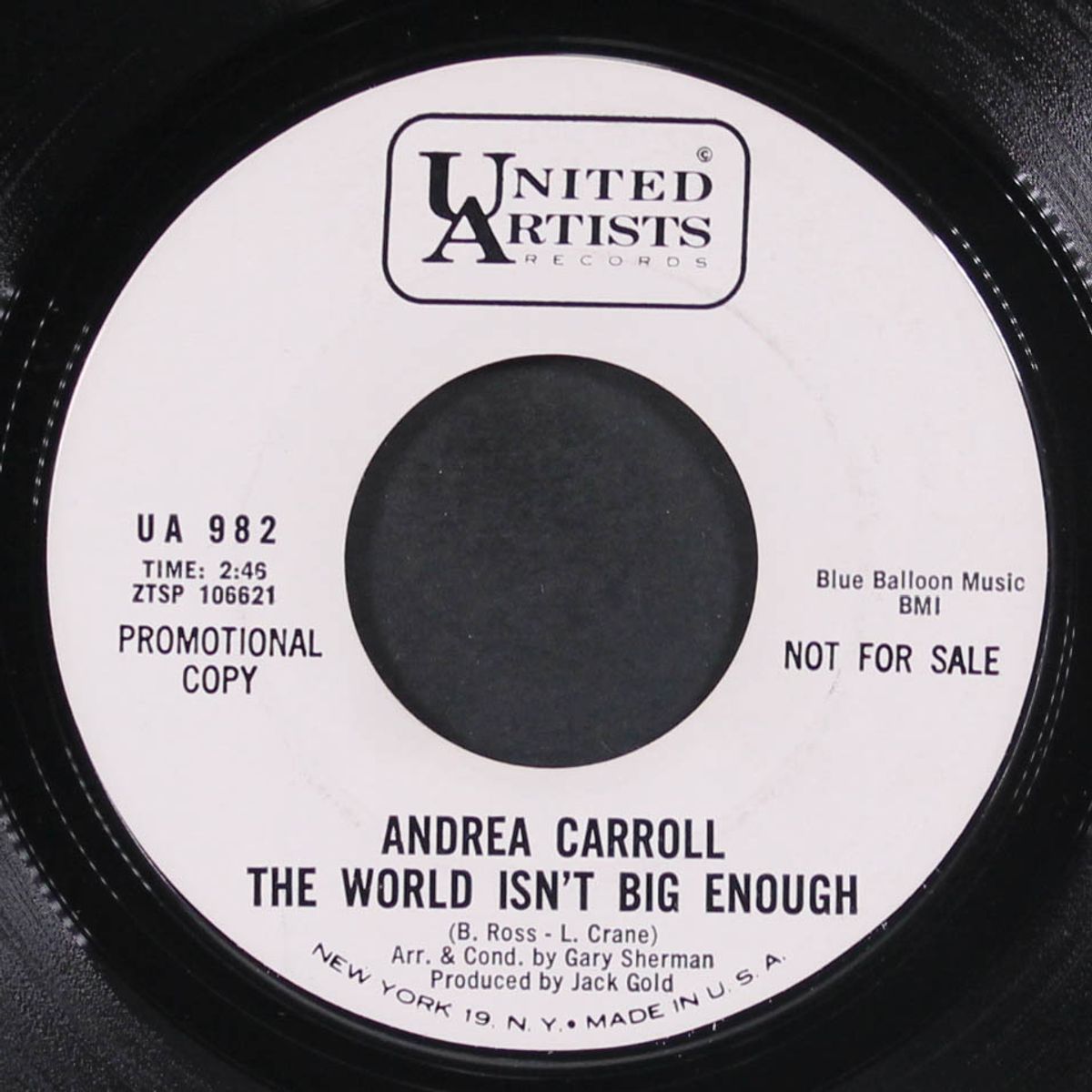 the world isn't big enough / she gets everything she wants by ANDREA CARROLL