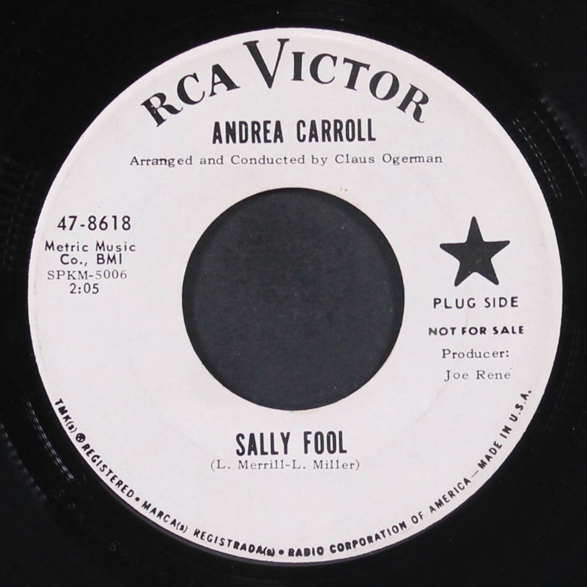 sally fool / mr. music man by ANDREA CARROLL
