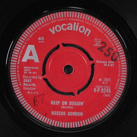 ROSCOE GORDON
