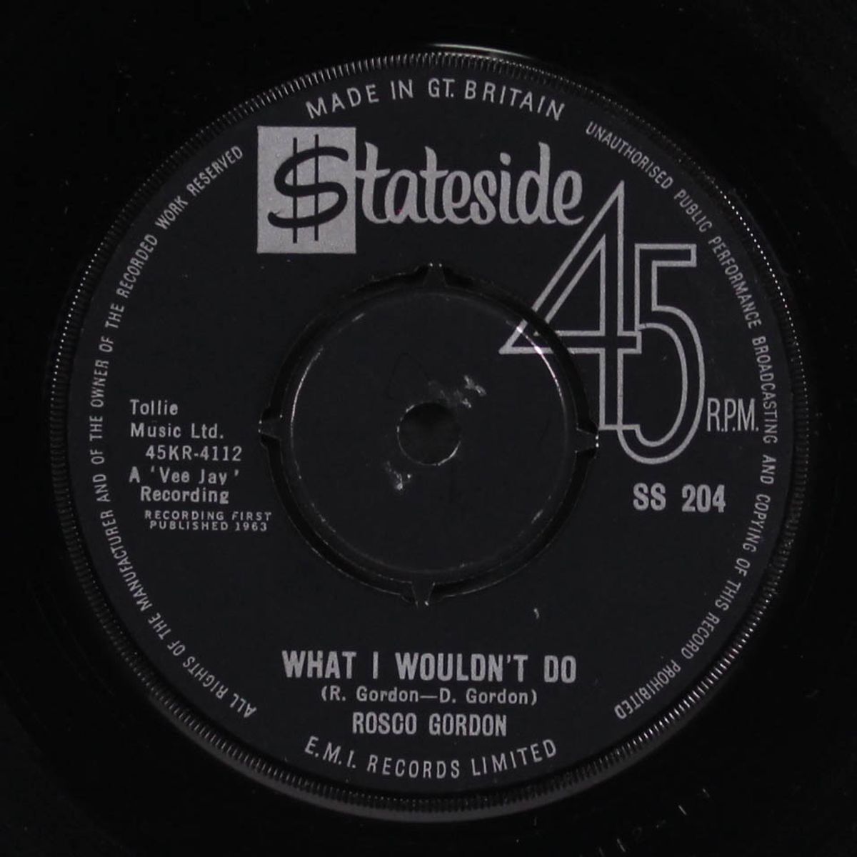 just a little bit / what i wouldn't do by ROSCO GORDON