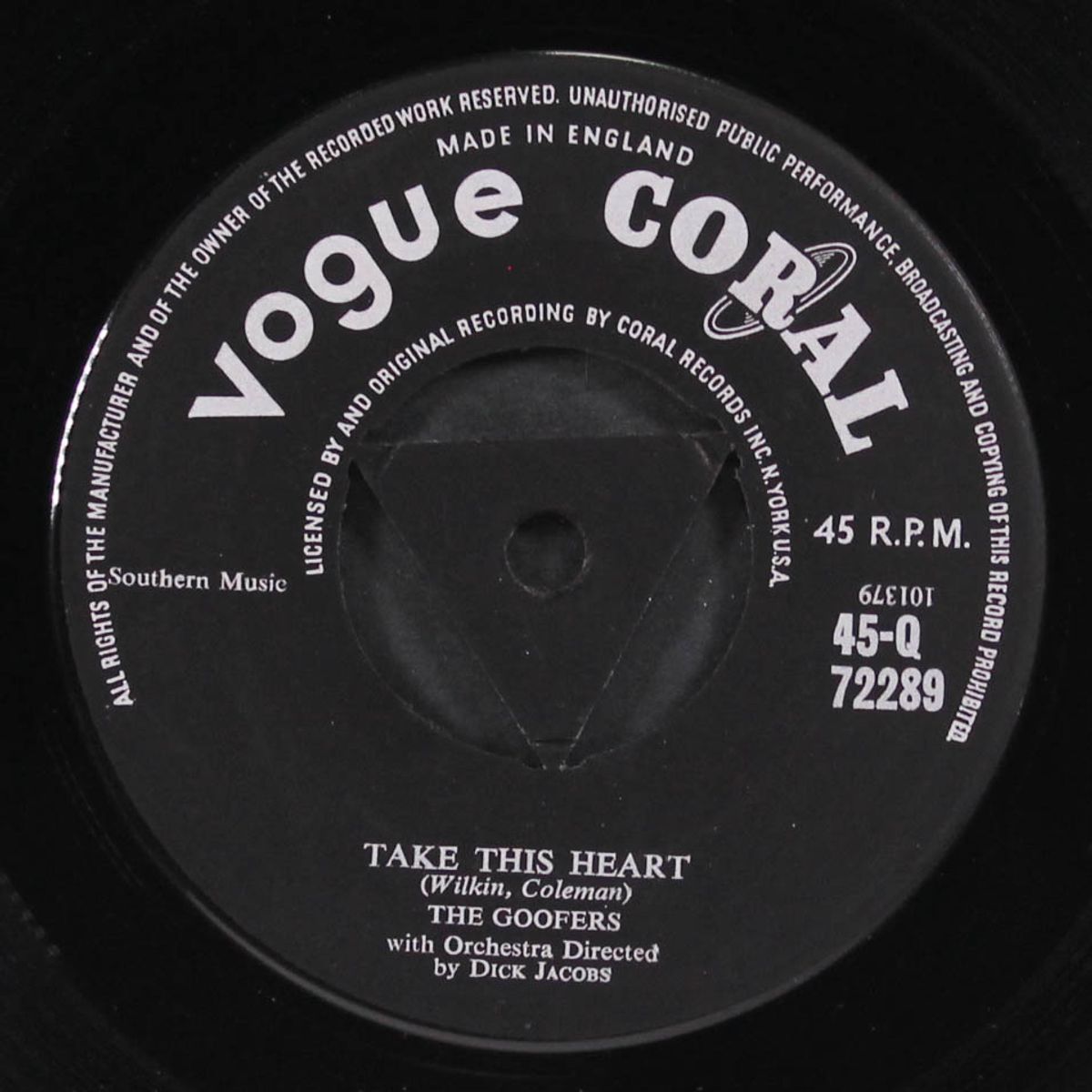 the dipsy doodle / take this heart by GOOFERS