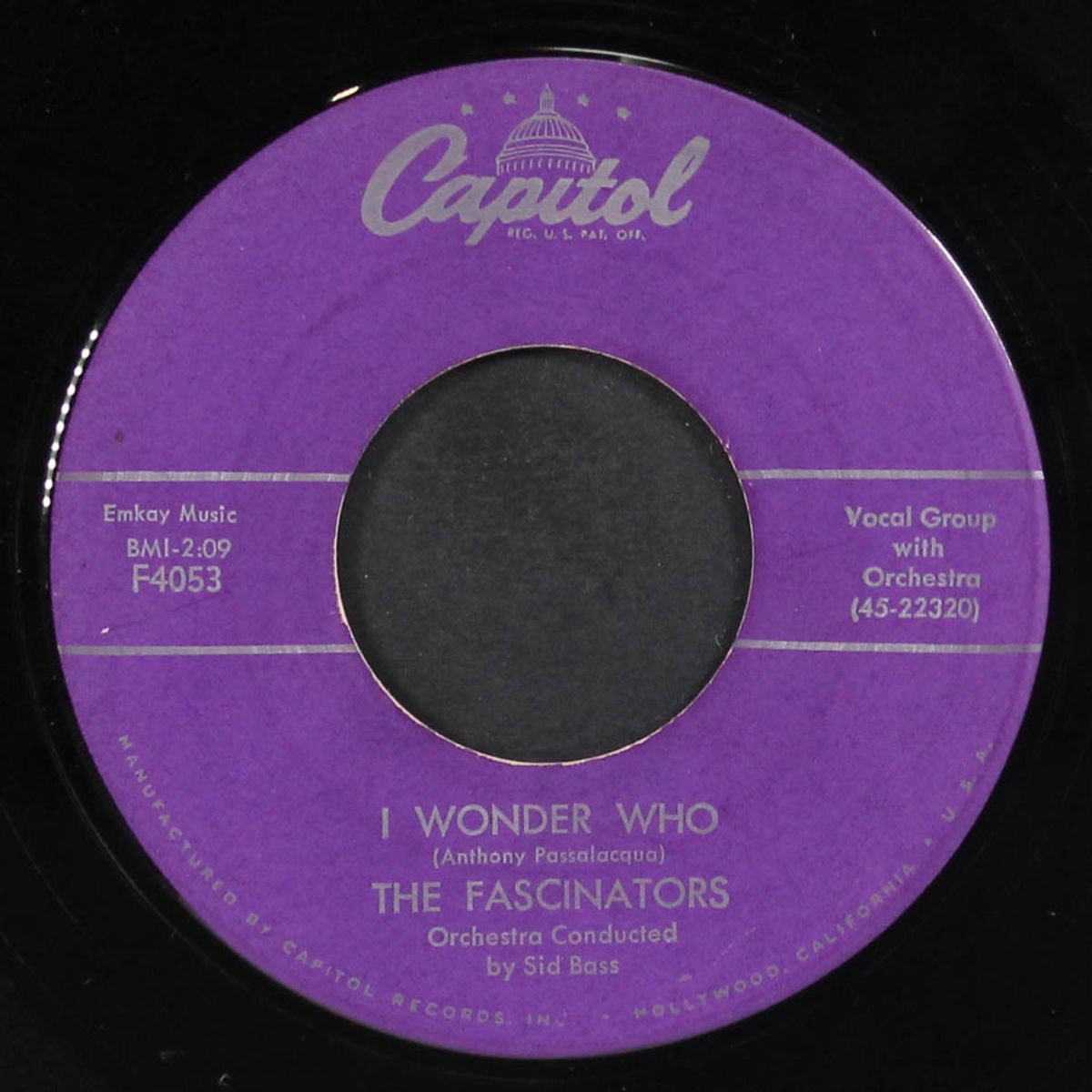 chapel bells / i wonder who by FASCINATORS