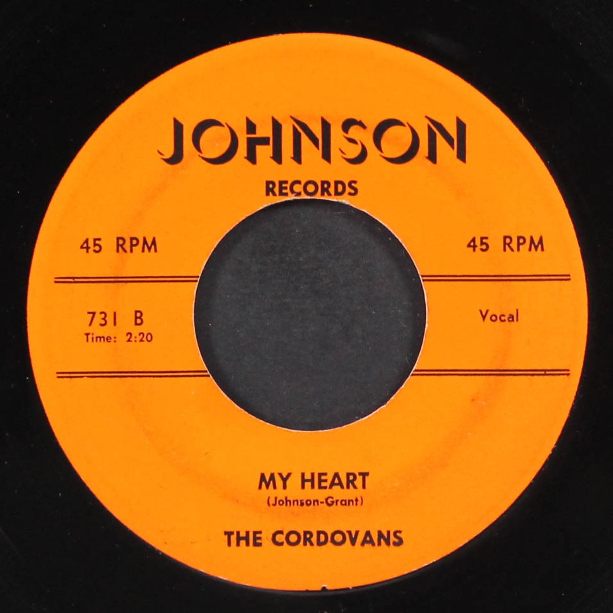 my heart / come on baby by CORDOVANS