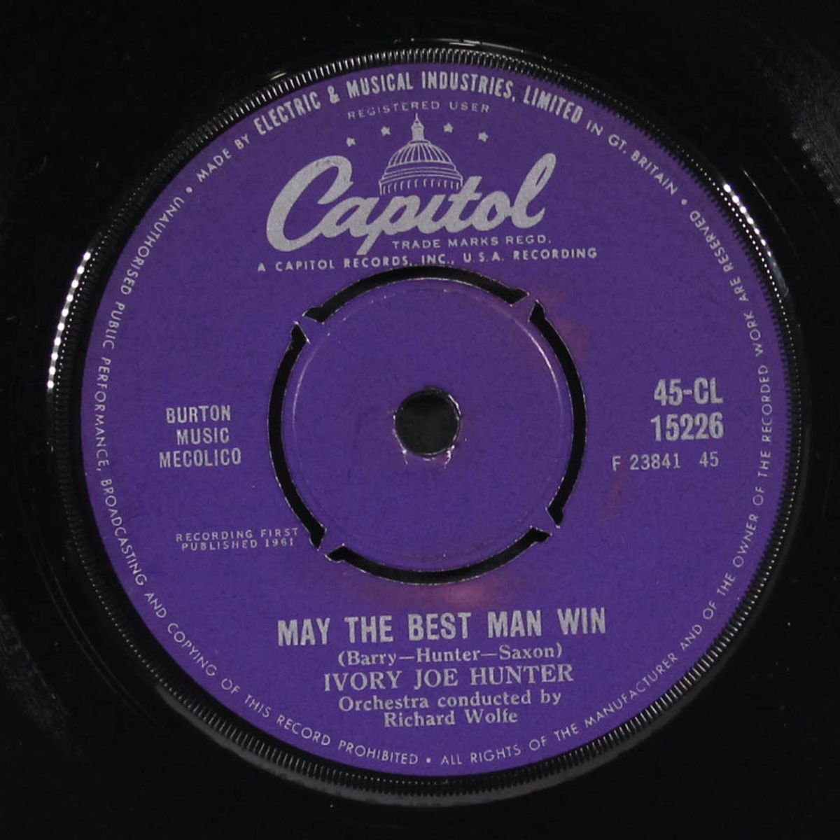 you better believe it, baby / may the best man win by IVORY JOE HUNTER