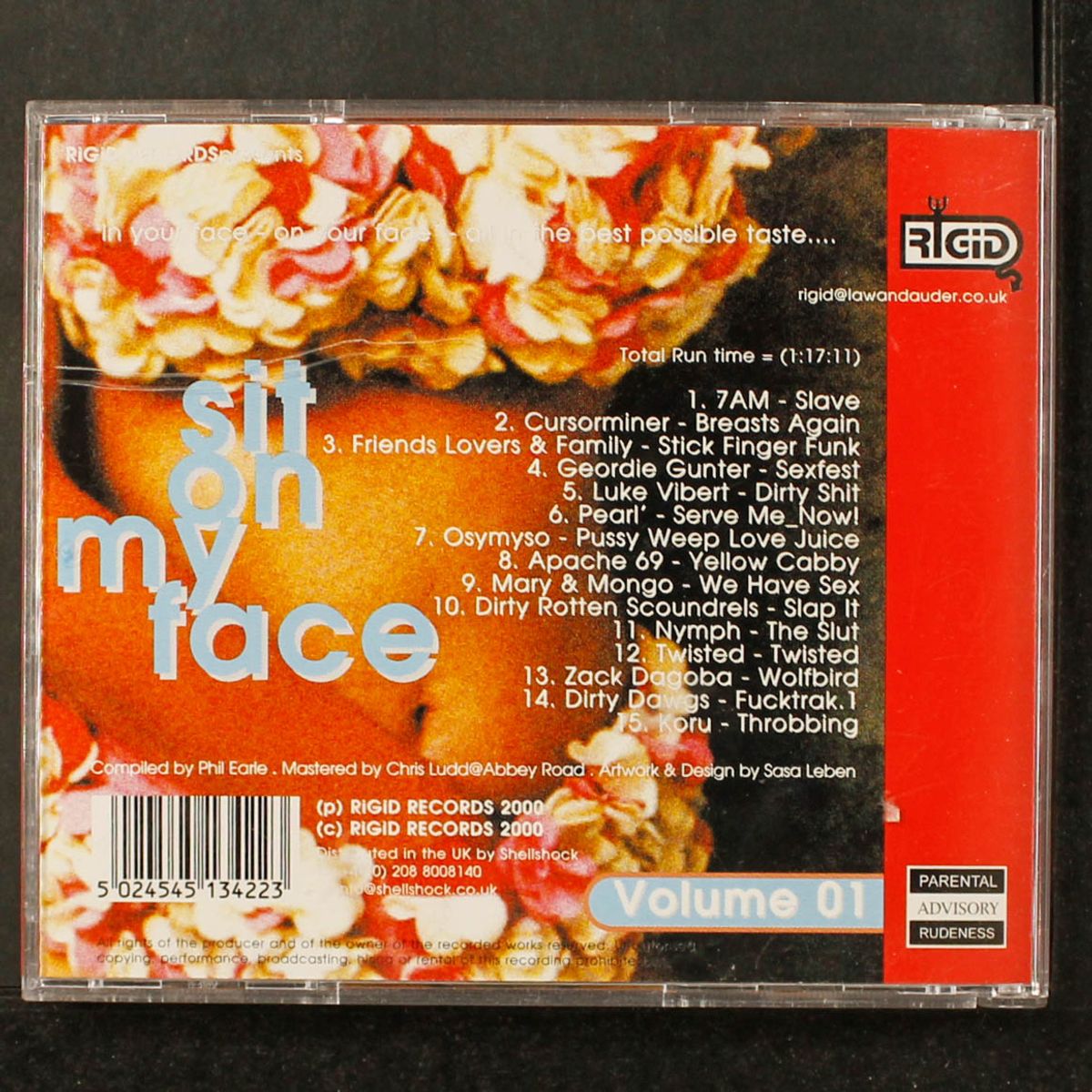 sit on my face vol. 1 by VARIOUS