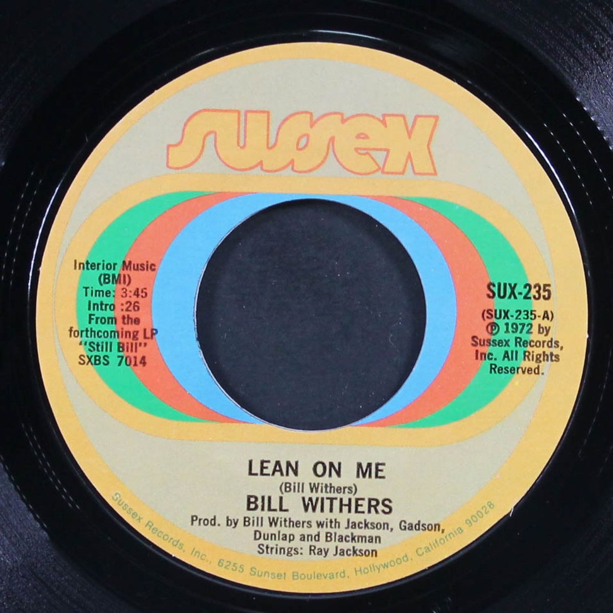 lean on me / better off dead by BILL WITHERS