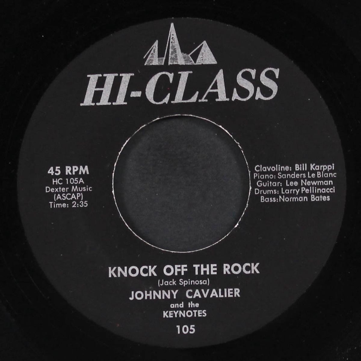 knock off the rock / rock'n chair roll by JOHNNY CAVALIER