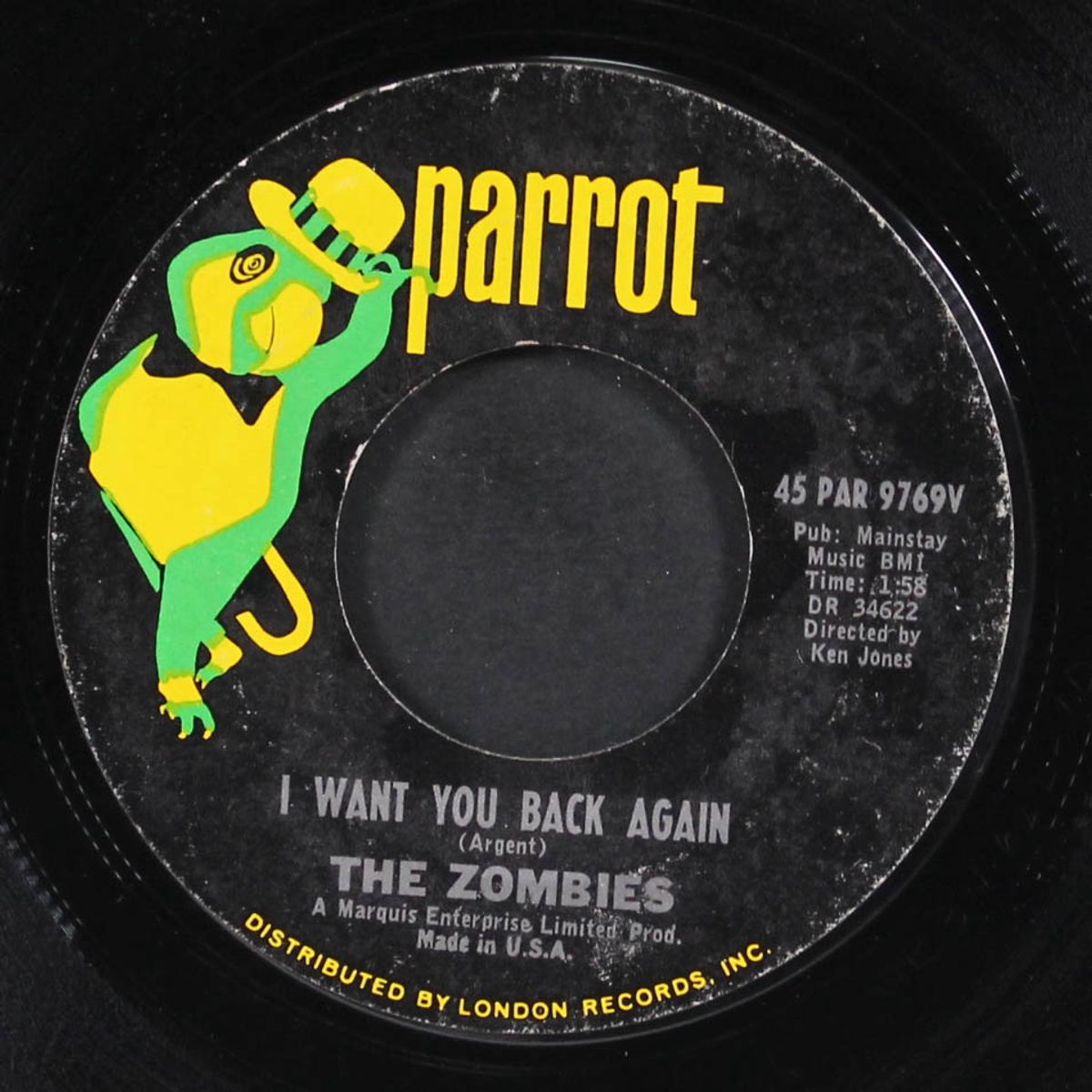 i want you back again / remember when i loved her by ZOMBIES