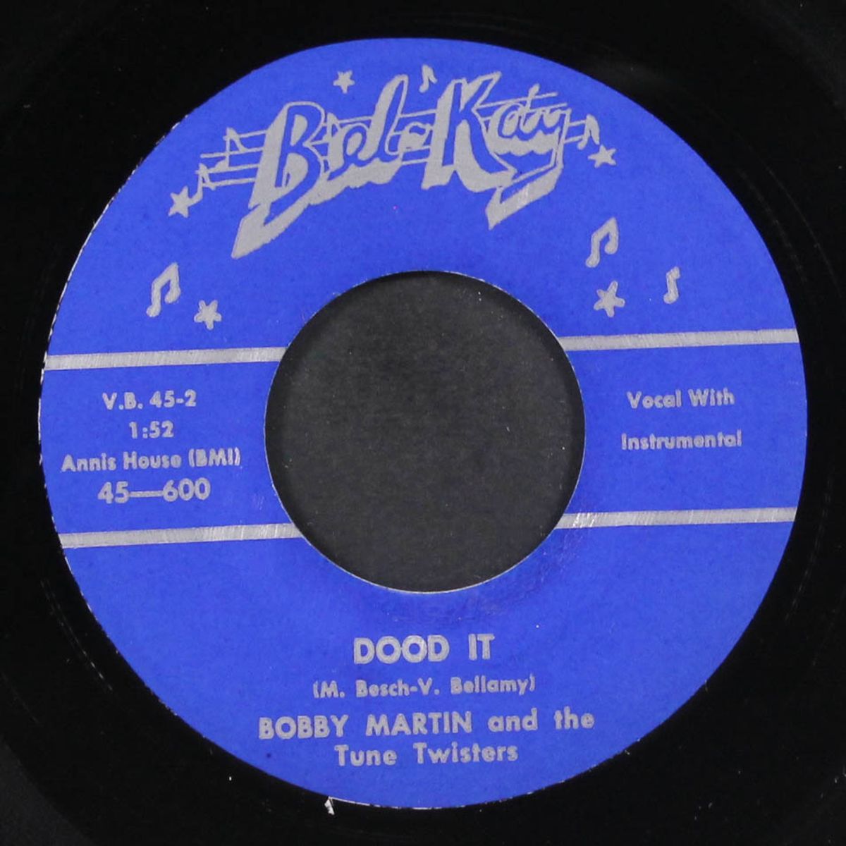 jo jo rock & roll / dood it by BOBBY MARTIN