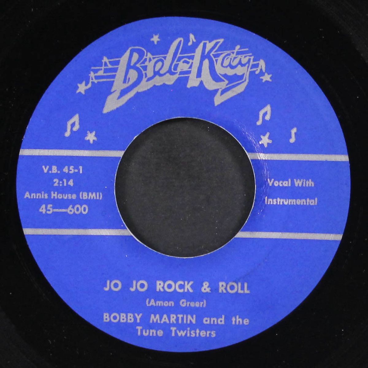 jo jo rock & roll / dood it by BOBBY MARTIN