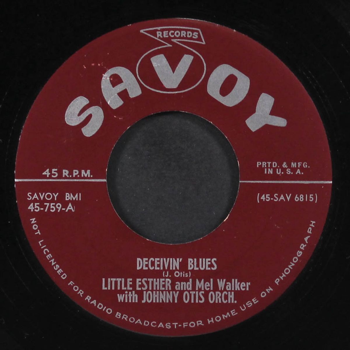 deceivin' blues / lost dream blues by LITTLE ESTHER