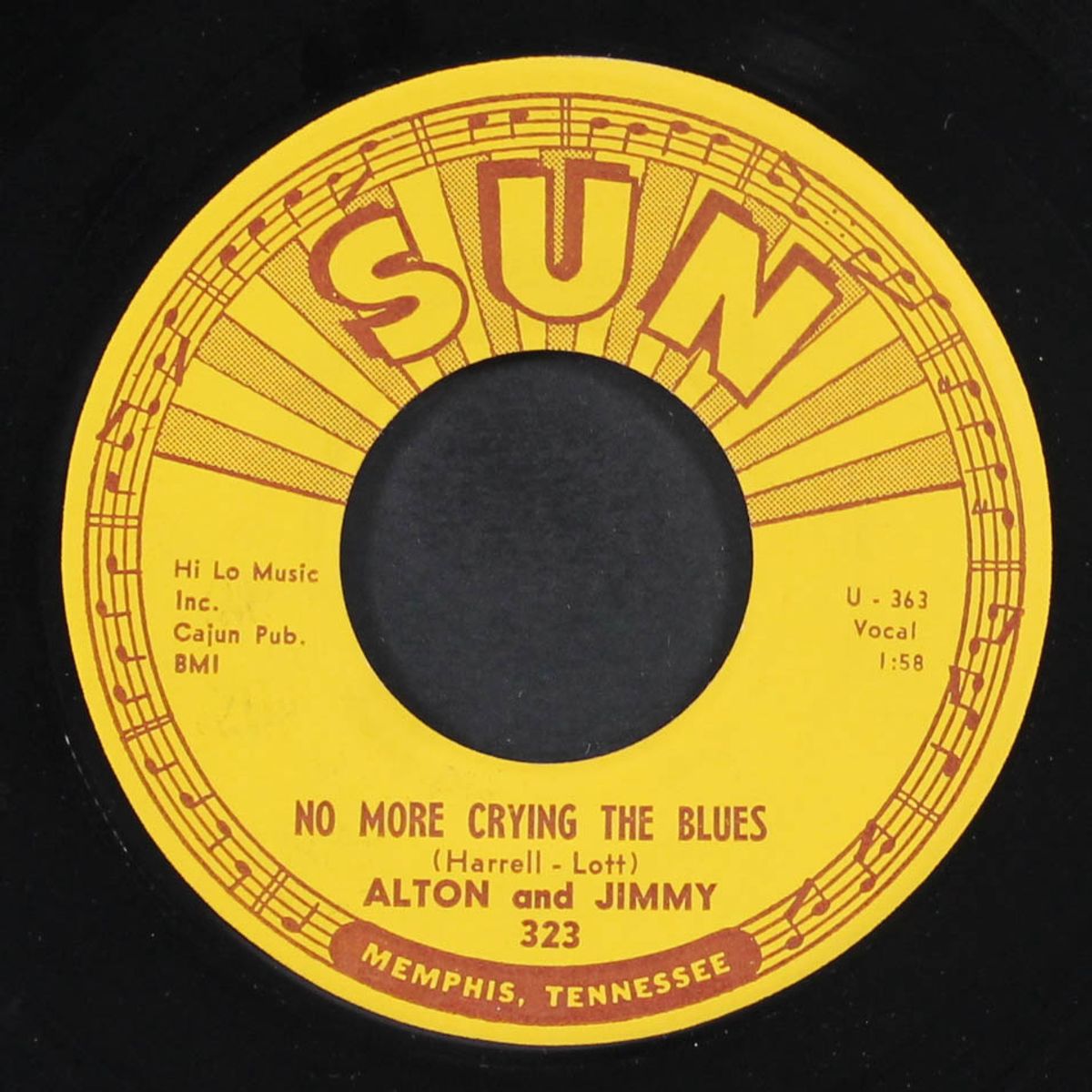 no more crying the blues / have faith in my love by ALTON & JIMMY