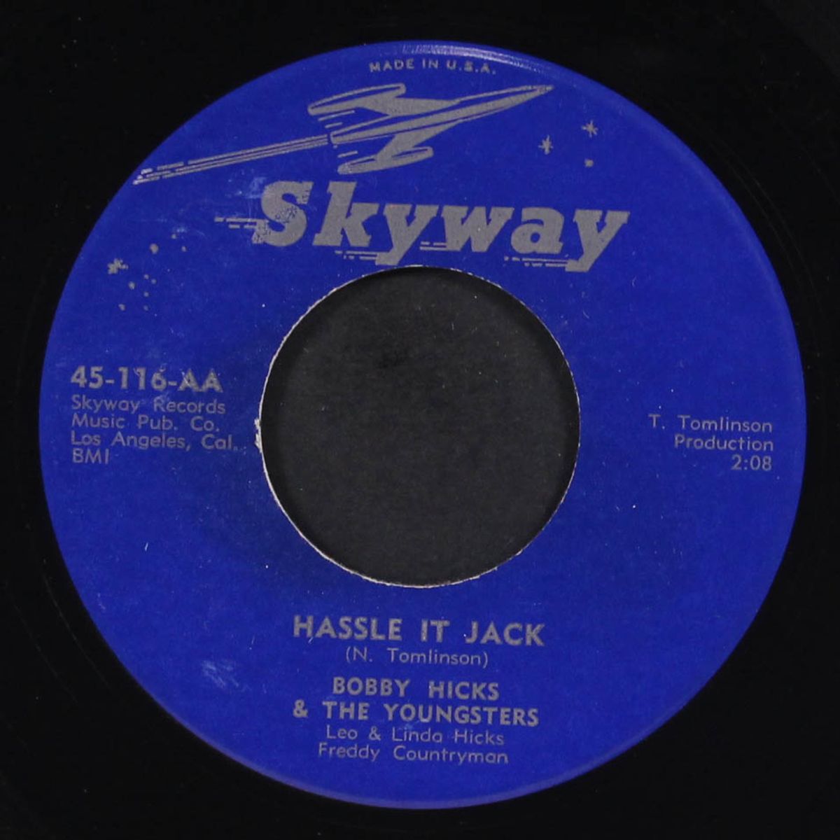 hassle it jack / long long time by BOBBY HICKS