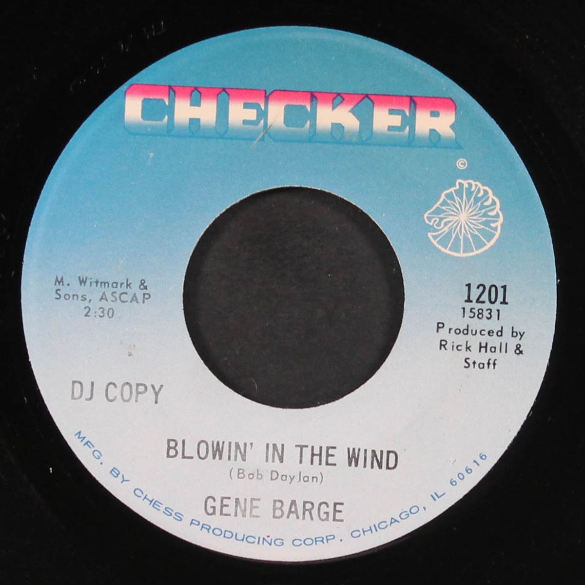 chippie the hippie from mississippi / blowin' in the wind by GENE BARGE