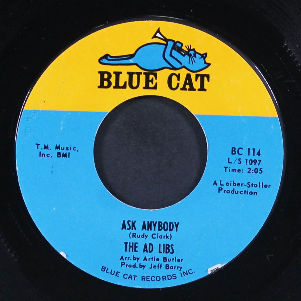 he ain't no angel / ask anybody by AD LIBS