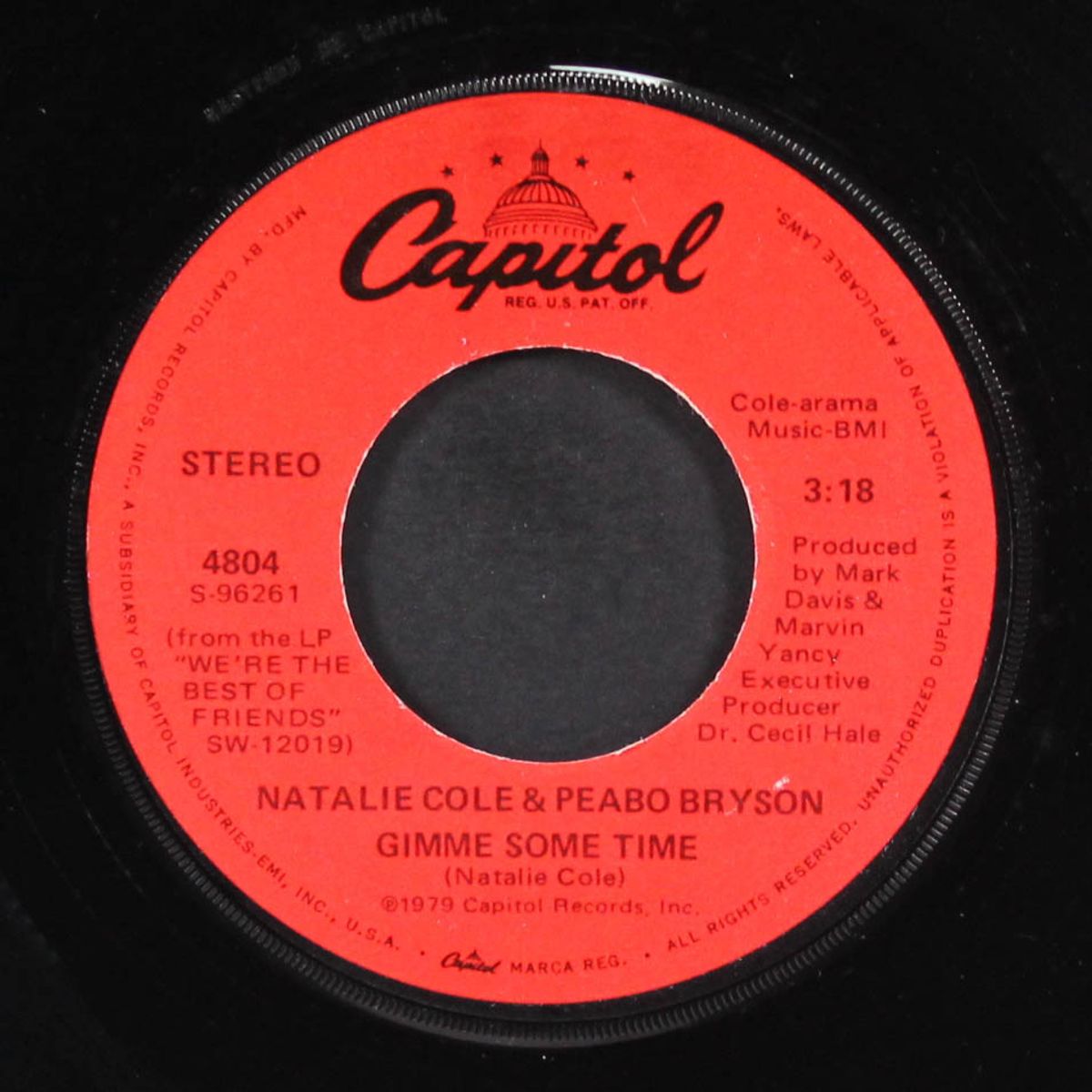 gimme some time / love will find you by NATALIE COLE & PEABO BRYSON
