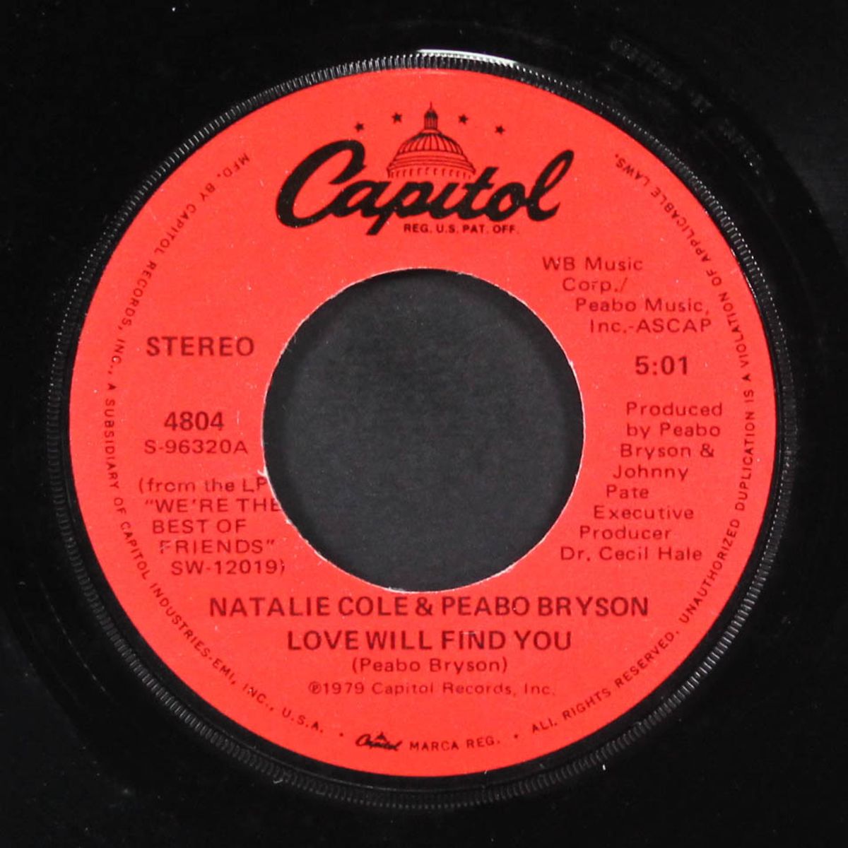 gimme some time / love will find you by NATALIE COLE & PEABO BRYSON