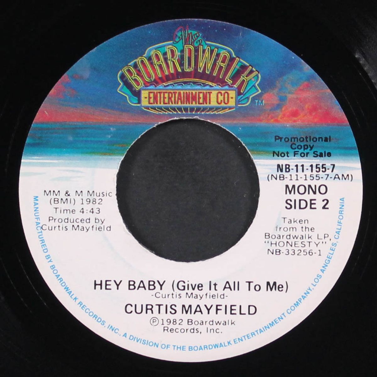 hey baby (give it all to me) / mono by CURTIS MAYFIELD