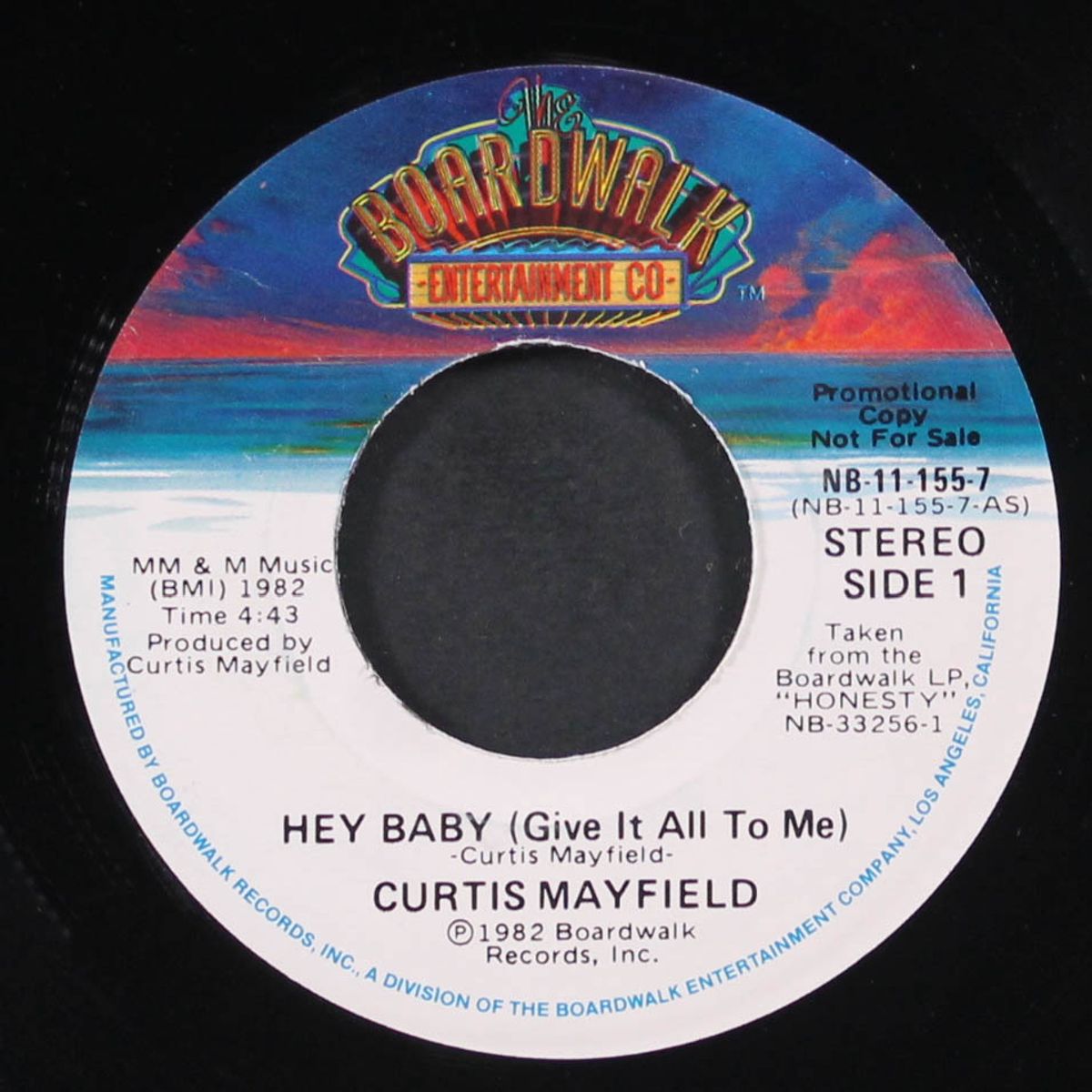 hey baby (give it all to me) / mono by CURTIS MAYFIELD