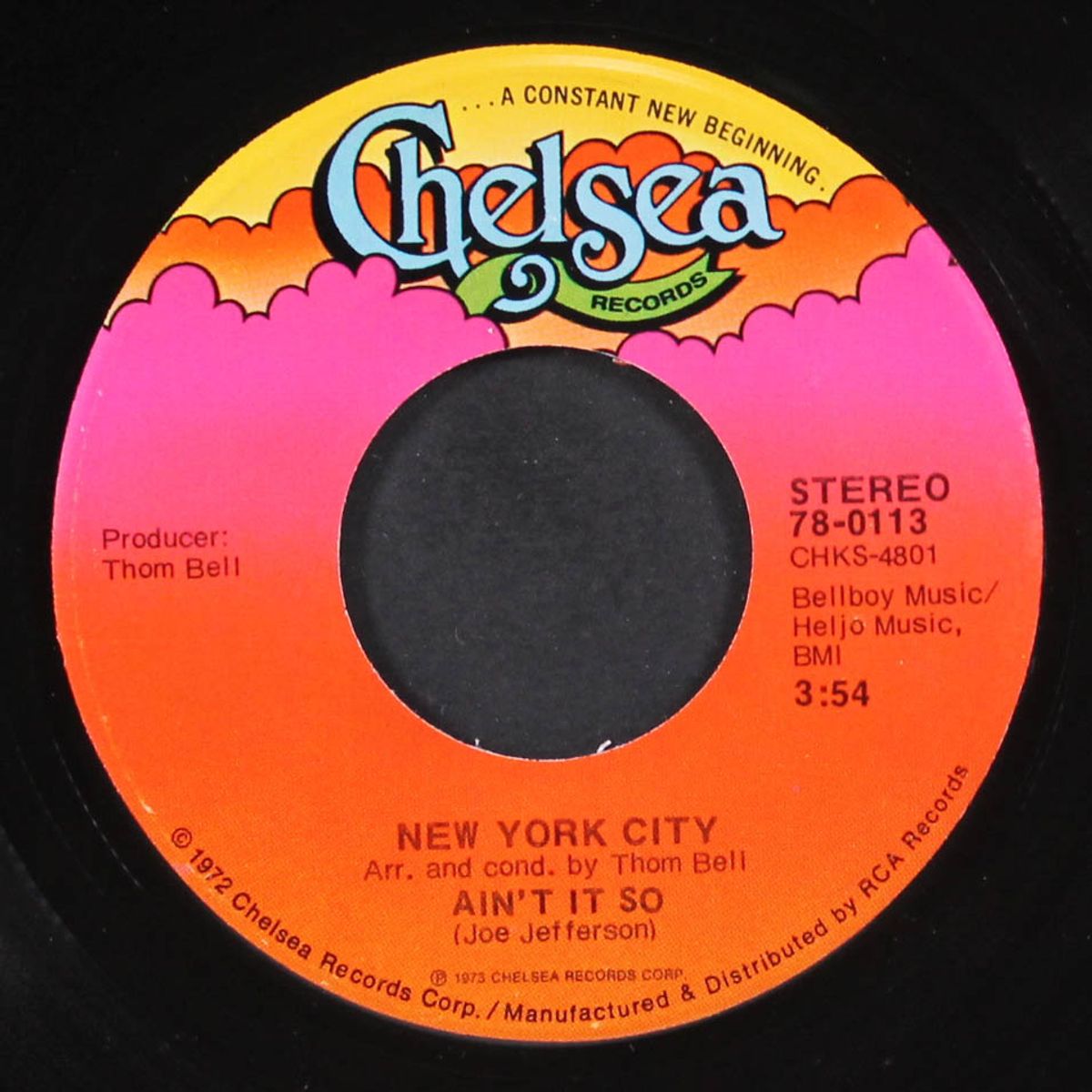 i'm doin' fine now / ain't it so by NEW YORK CITY