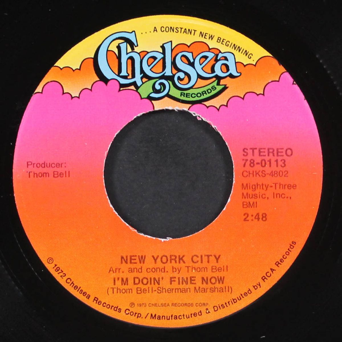 i'm doin' fine now / ain't it so by NEW YORK CITY