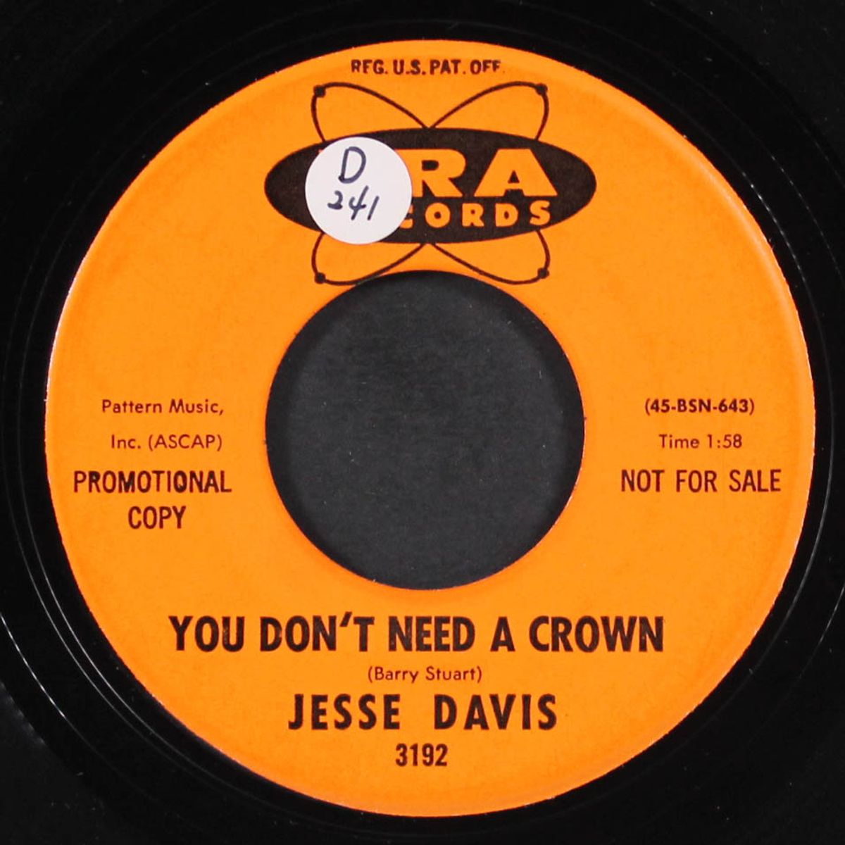 something to think about / you don't need a crown by JESSE DAVIS