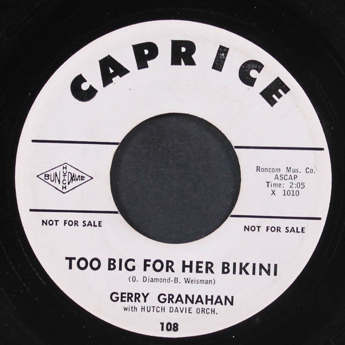 dance girl dance / too big for her bikini by GERRY GRANAHAN & GROUP