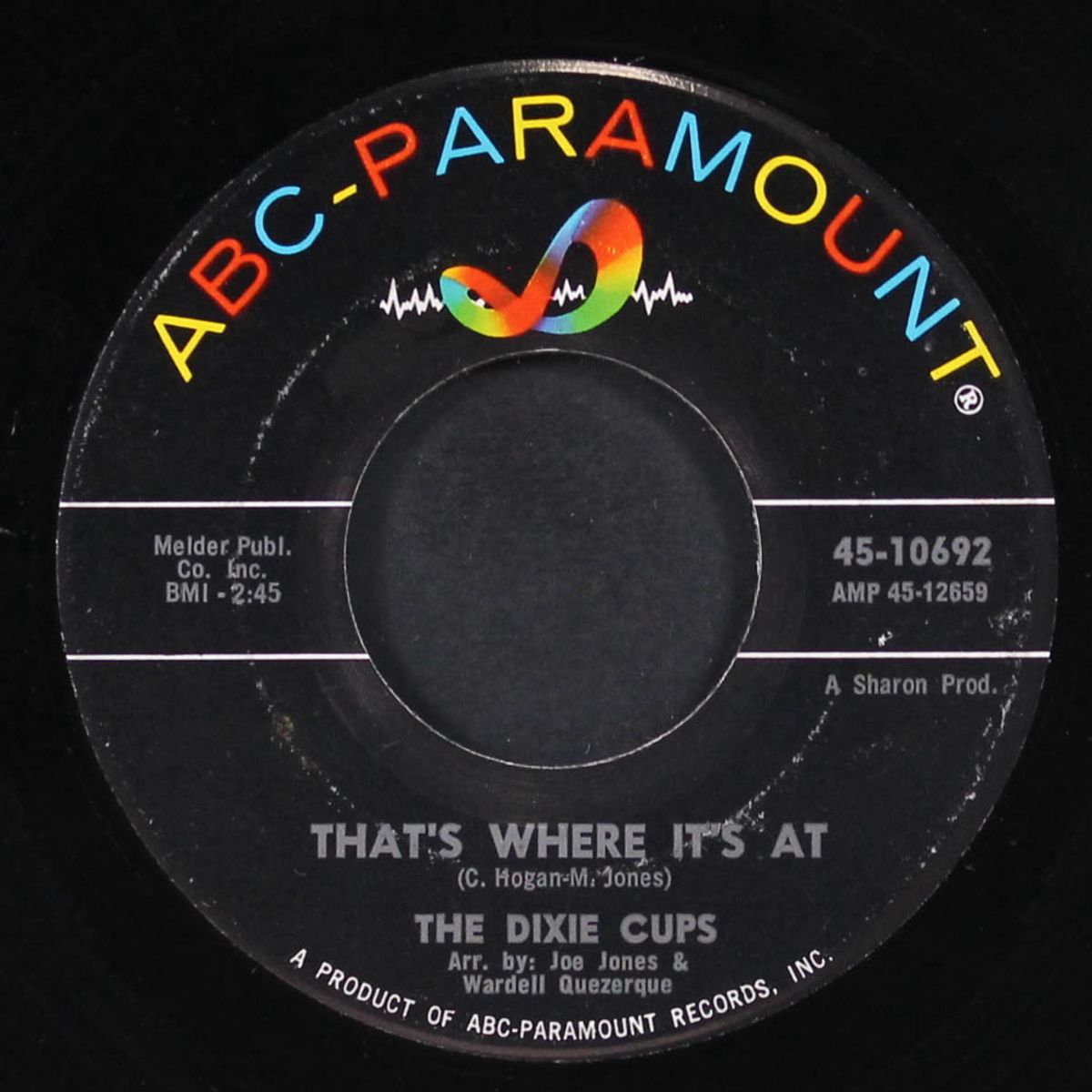 two-way-poc-a-way / that's where it's at by DIXIE CUPS