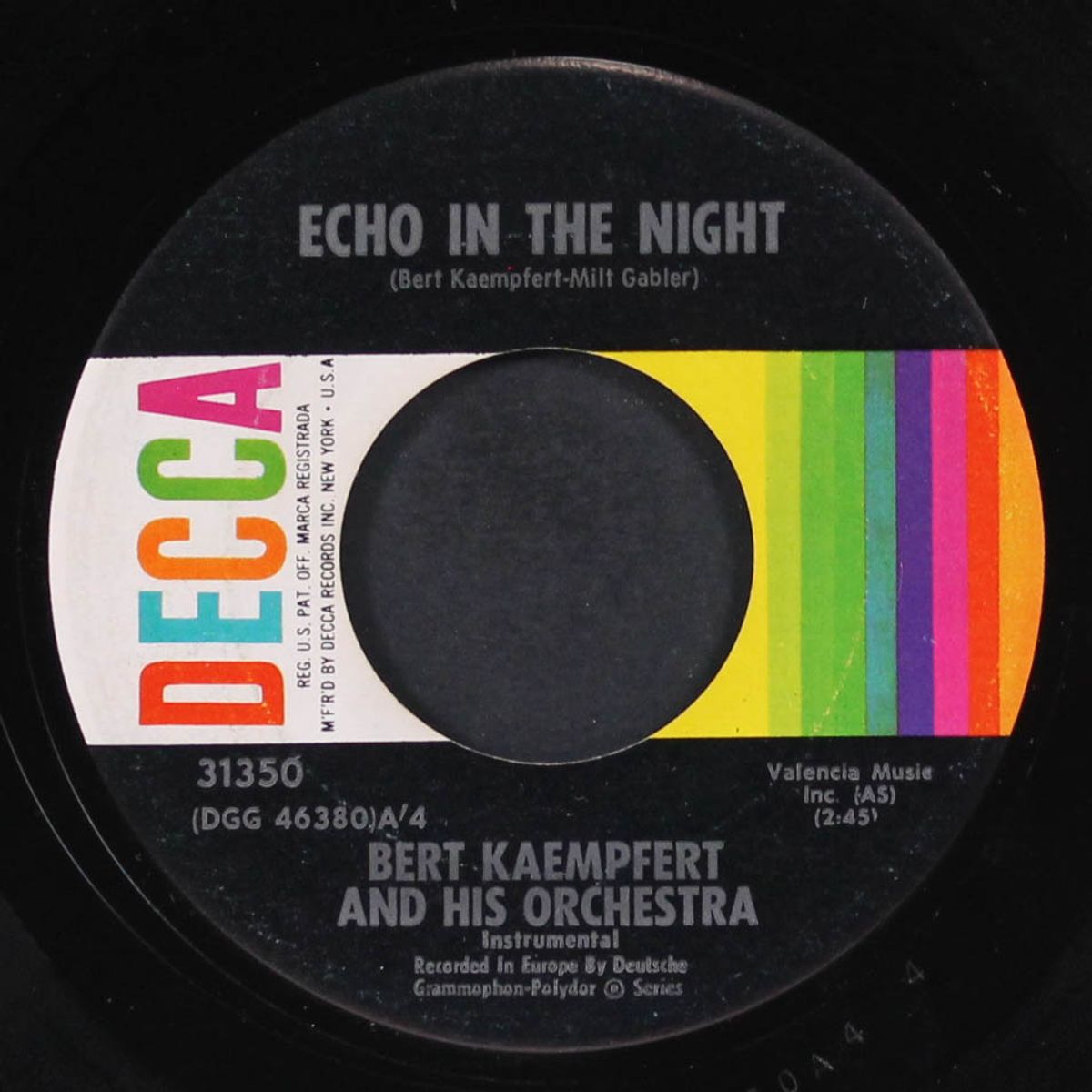 afrikaan beat / echo in the night by BERT KAEMPFERT
