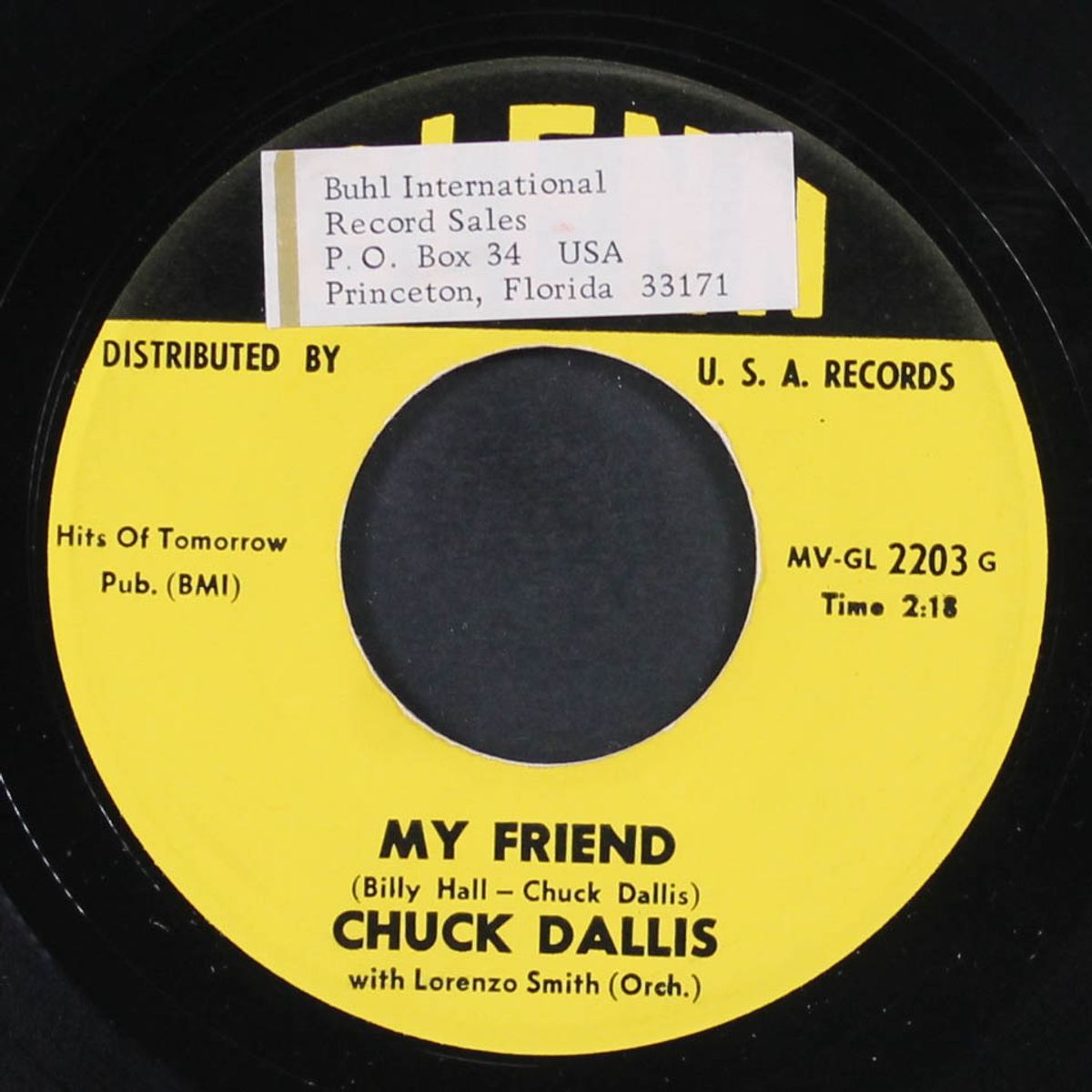 good show, but no go / my friend by CHUCK DALLIS
