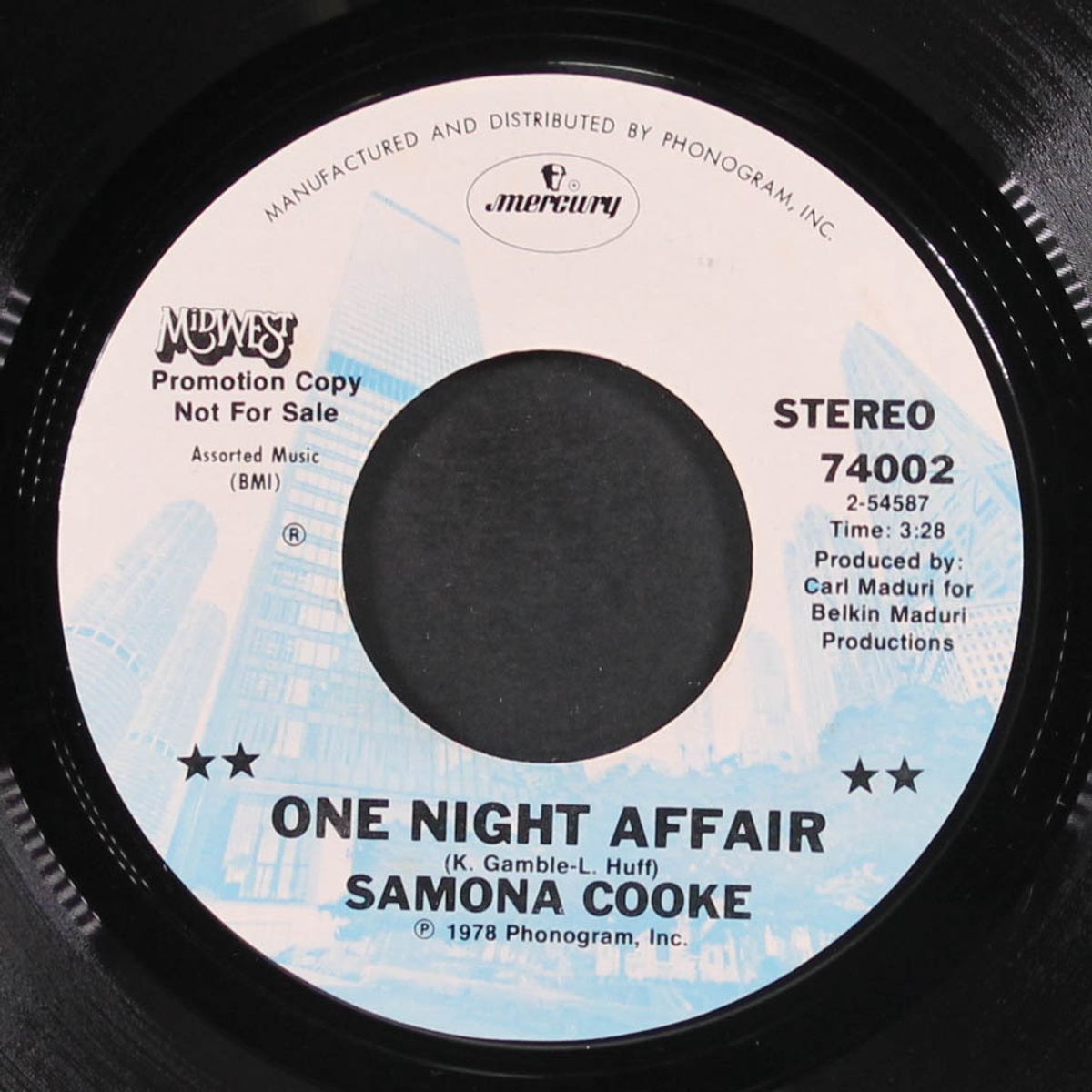 one night affair / same by SAMONA COOKE