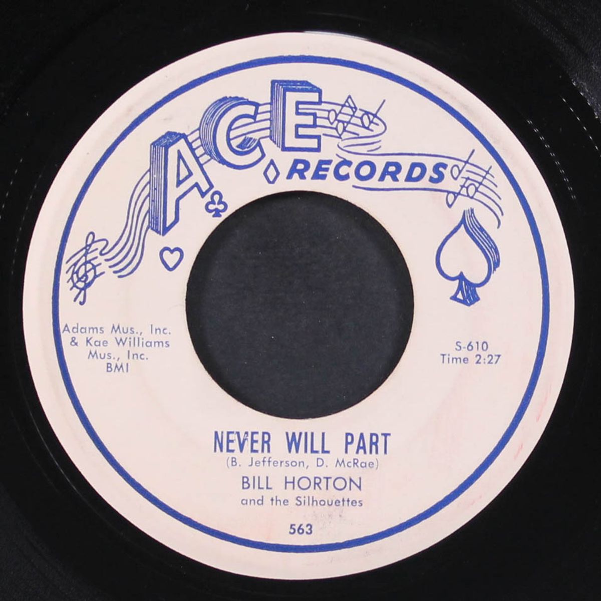 never will part / evelyn by BILL HORTON & SILHOUETTES