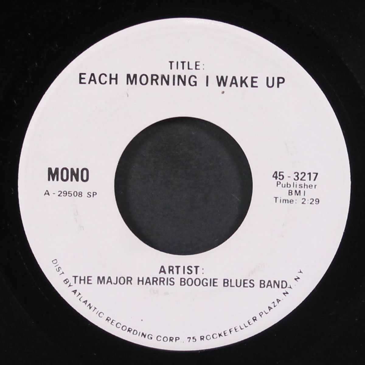 each morning i wake up / mono by MAJOR HARRIS