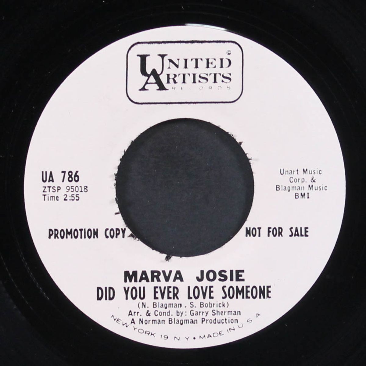 did you ever love someone / birthday fella by MARVA JOSIE