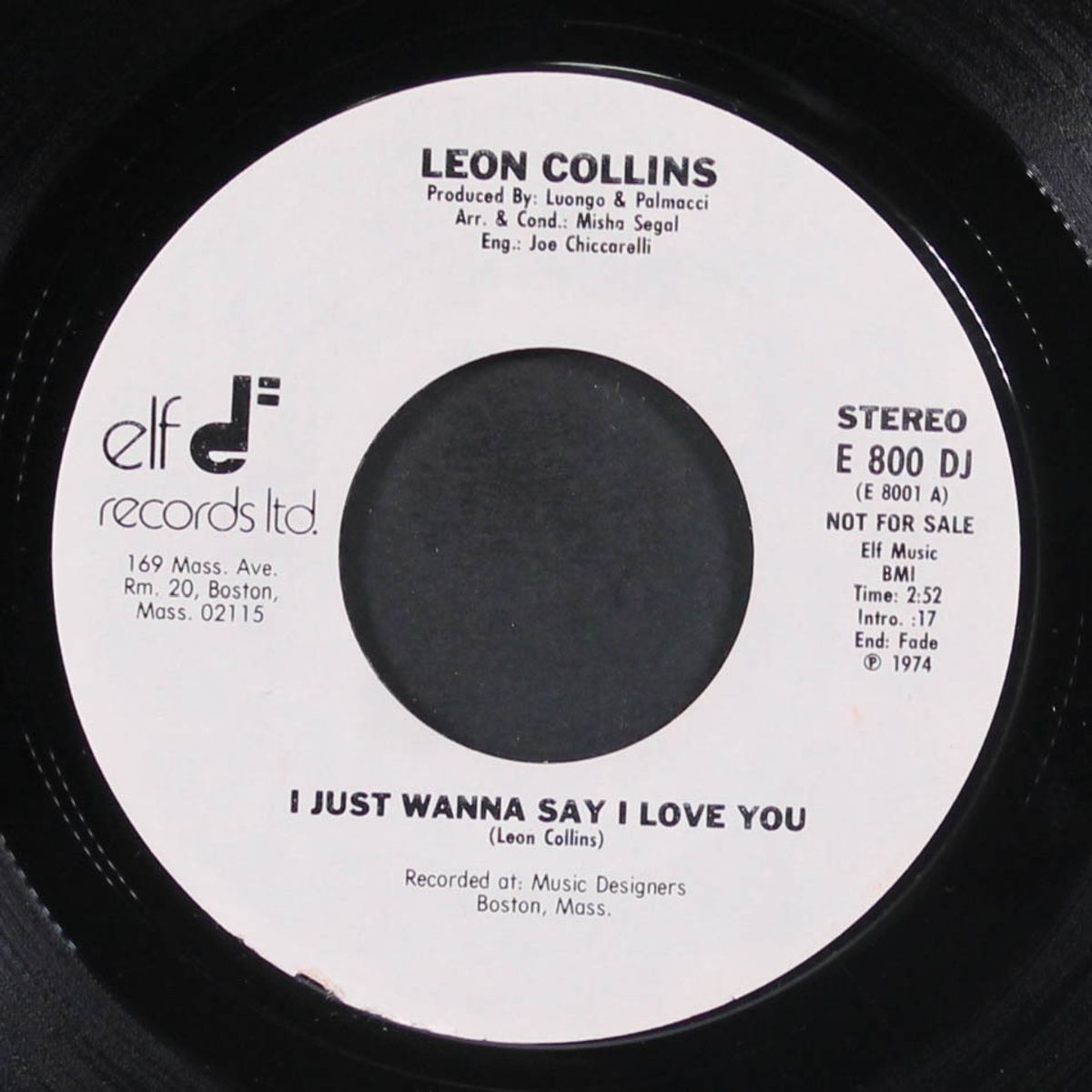 i just wanna say i love you / instrumental by LEON COLLINS
