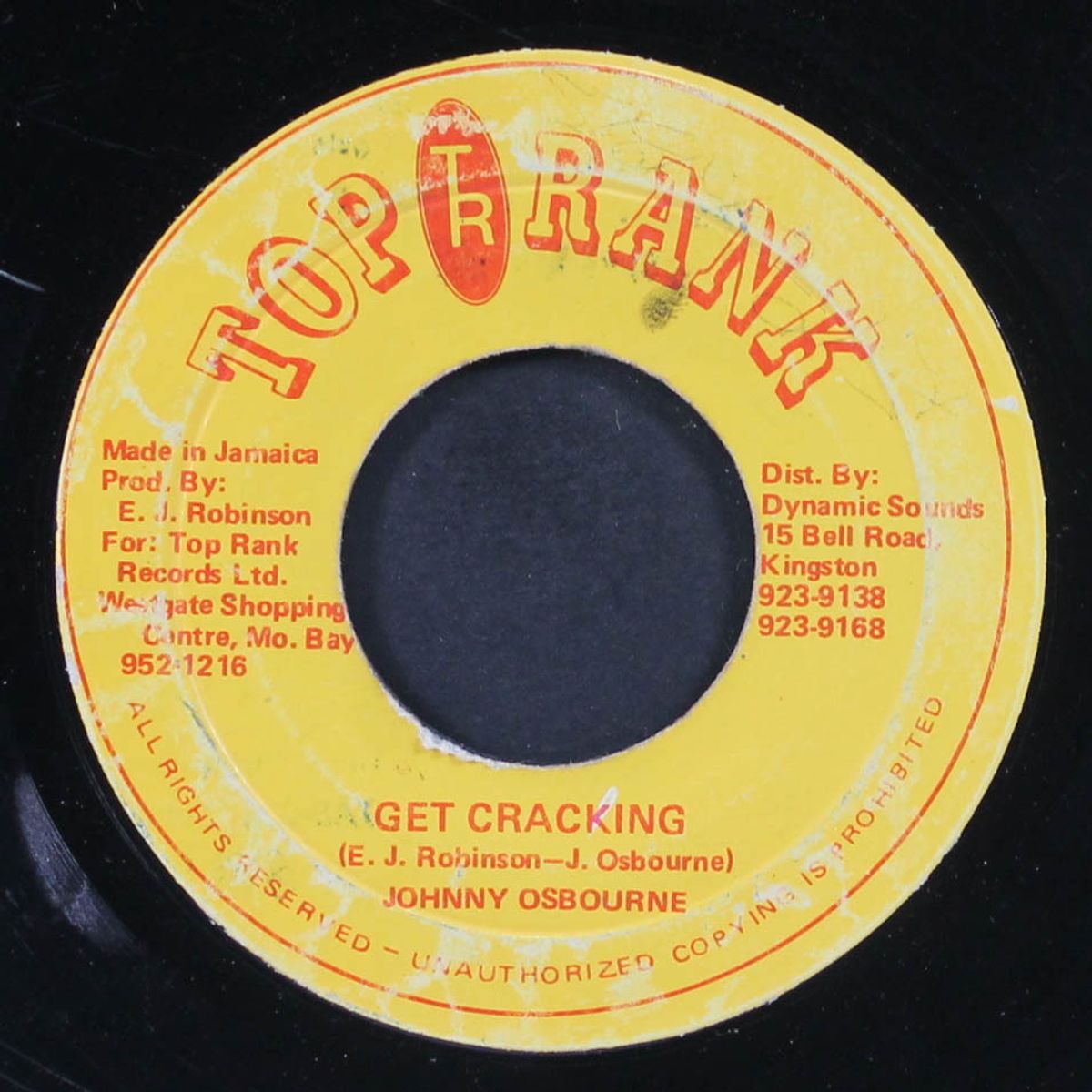 get cracking / version by JOHNNY OSBOURNE