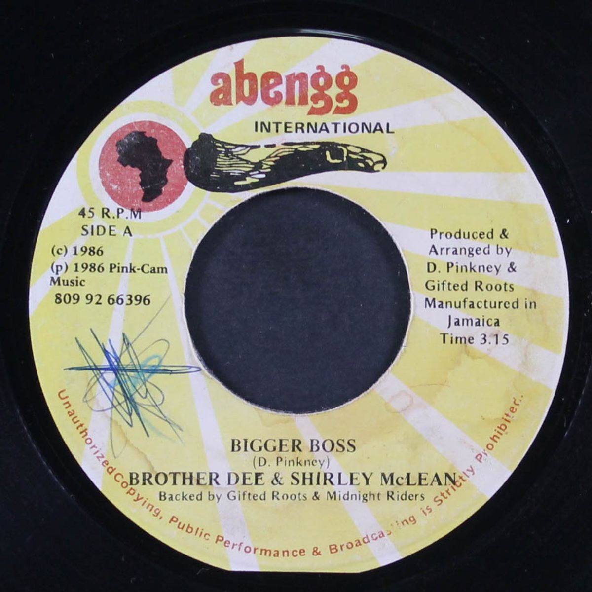bigger boss / dub by BROTHER DEE & SHIRLEY MCLEAN