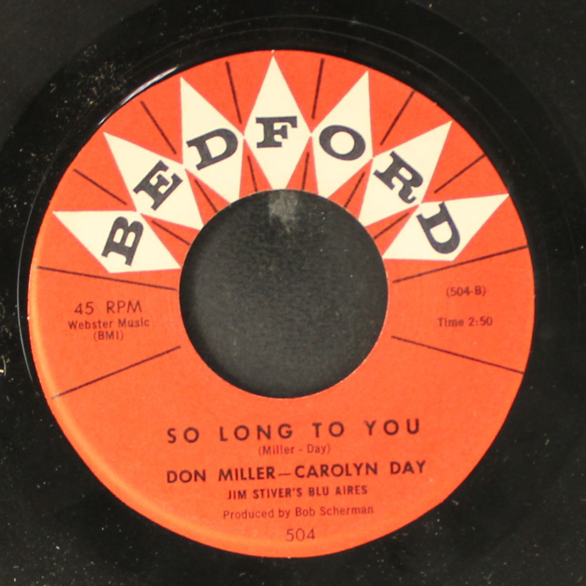 telephone baby / so long to you by DON MILLER & CAROLYN DAY