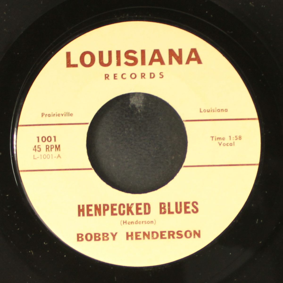 henpecked blues / over the waves by BOBBY HENDERSON