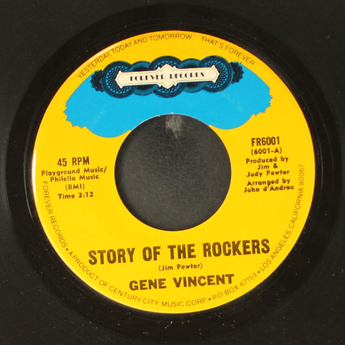 story of the rockers by GENE VINCENT